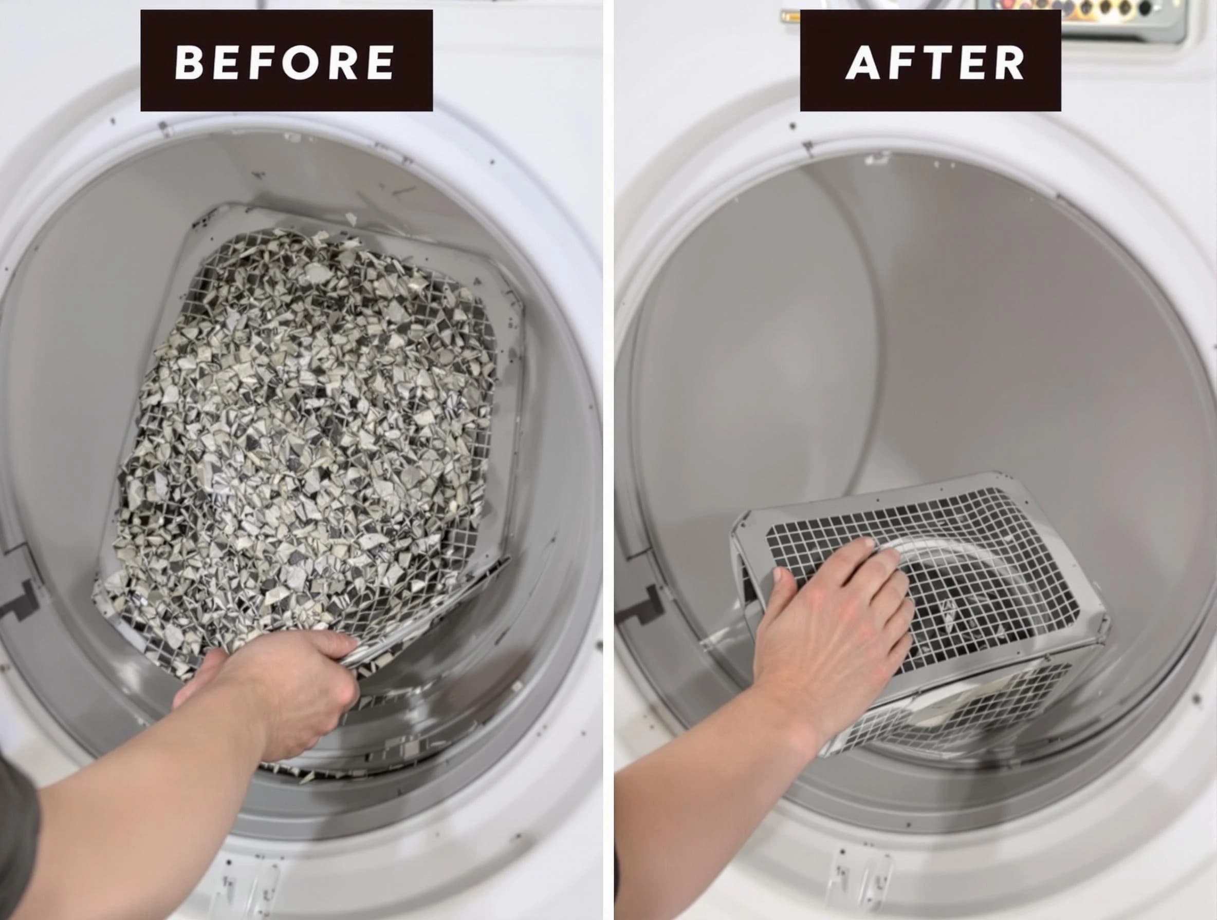 Professional lint trap cleaning by West View Dryer Vent Cleaning in West View