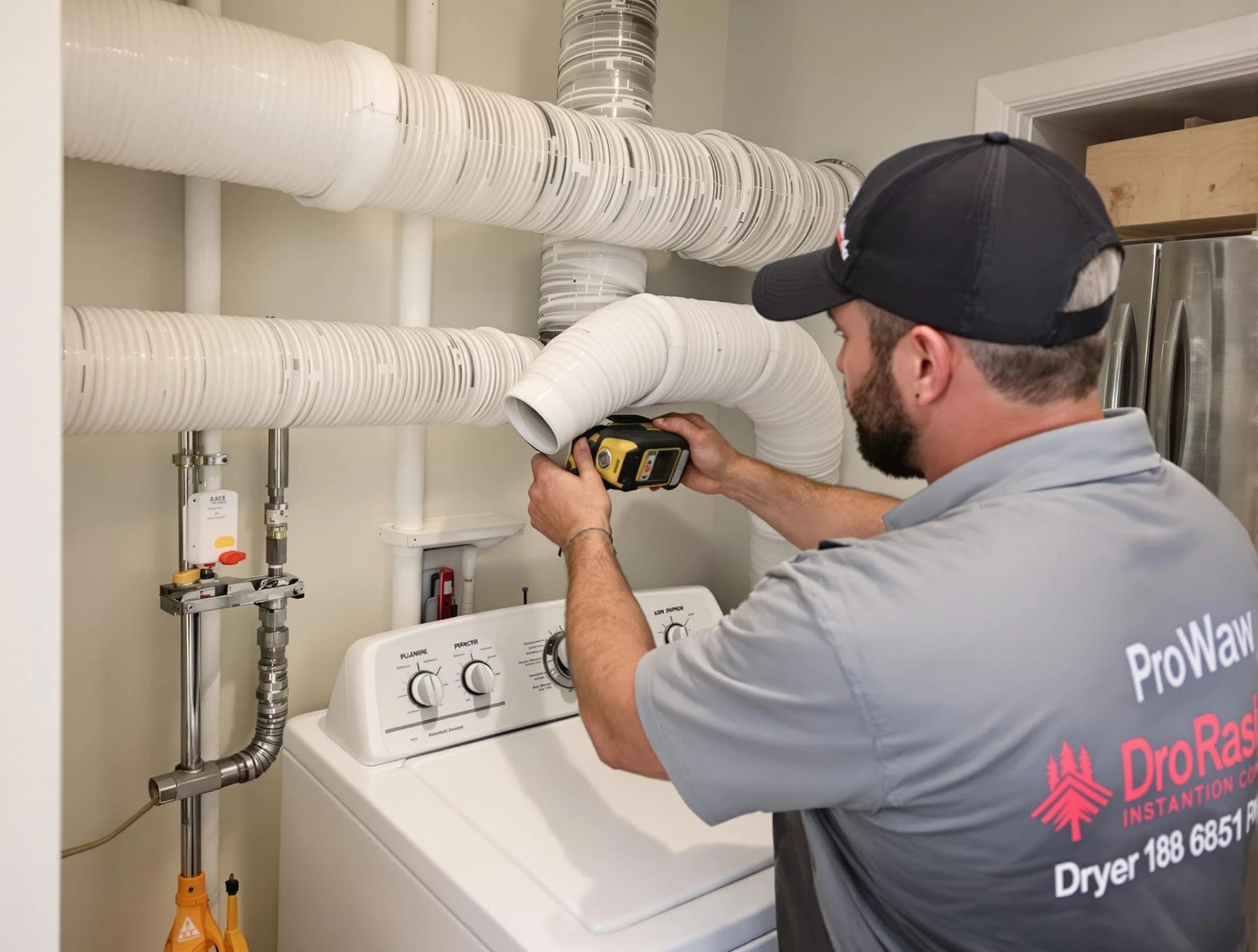 Professional dryer vent hose installation by West View Dryer Vent Cleaning in West View