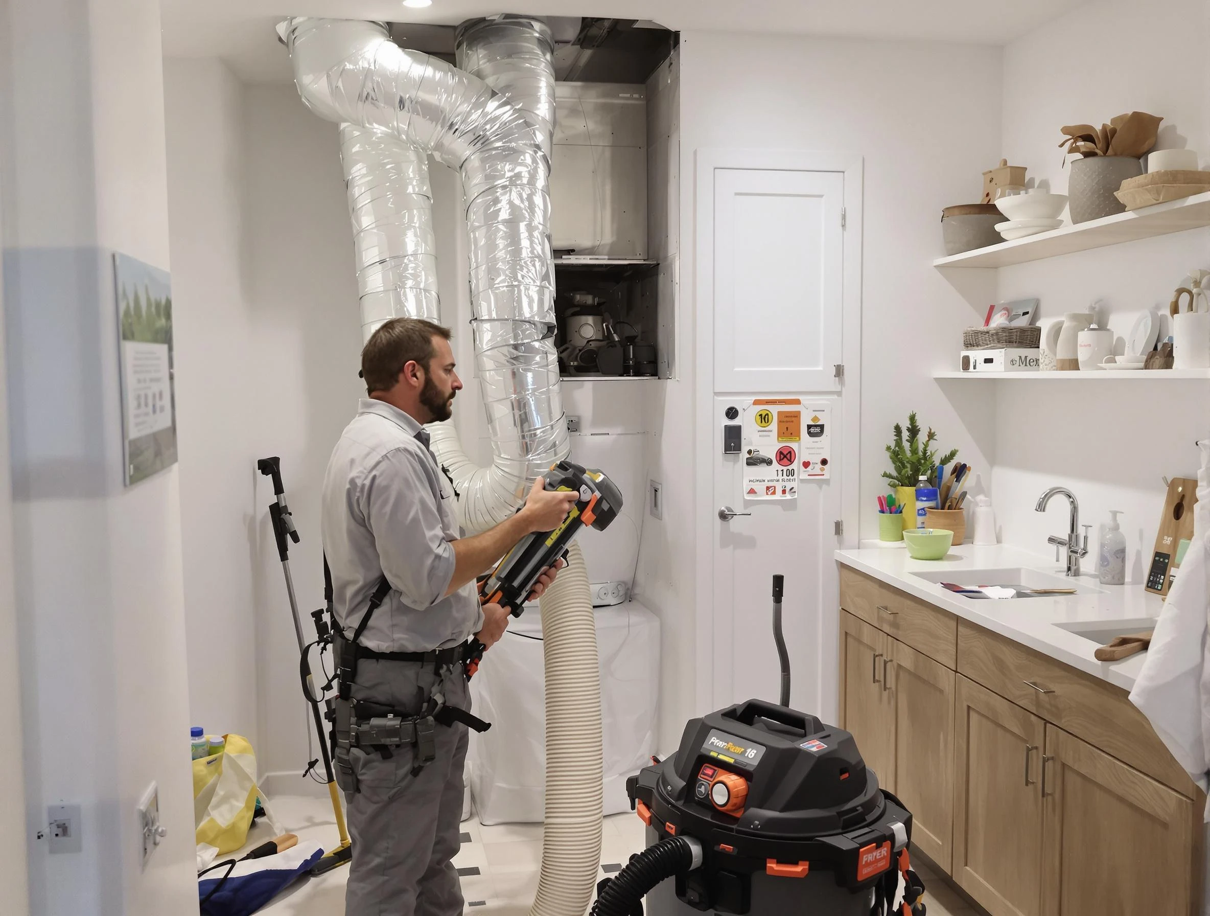 Clogged Dryer Vent Cleaning in West View
