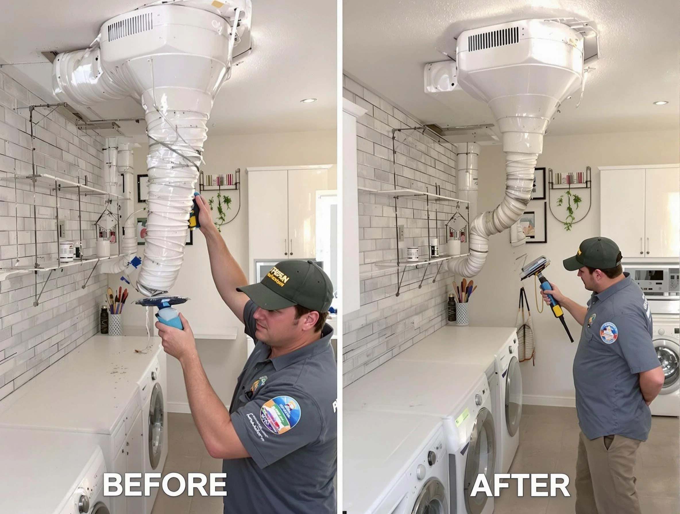 Professional dryer exhaust vent cleaning by West View Dryer Vent Cleaning in West View