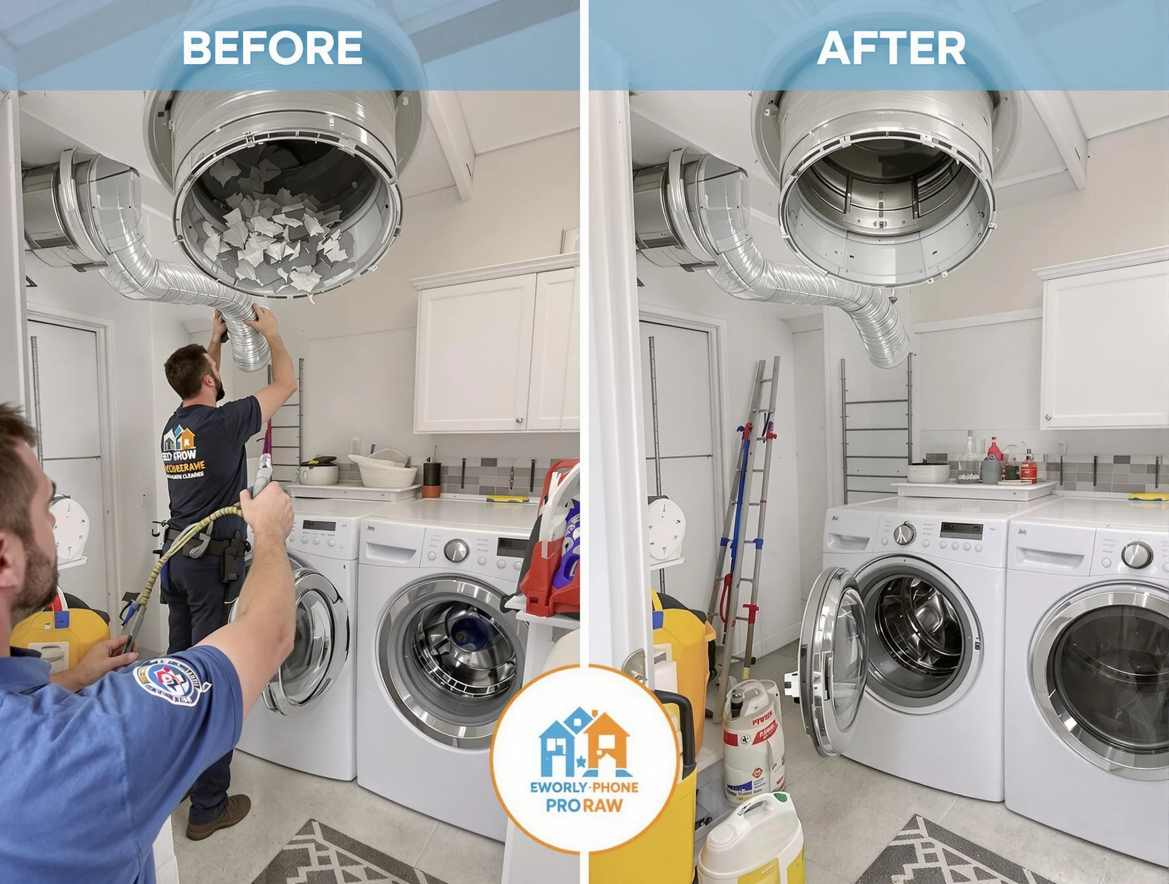 Residential dryer vent cleaning by West View Dryer Vent Cleaning in West View